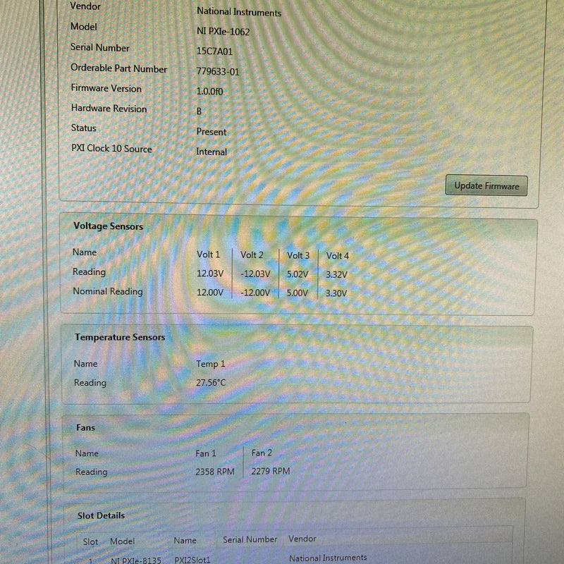 National Instruments NI PXIe-1062 Q Express Chassis