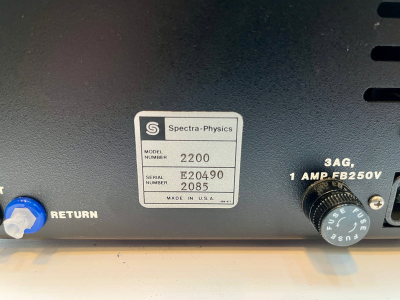 Spectra-Physics 482 Oven Control