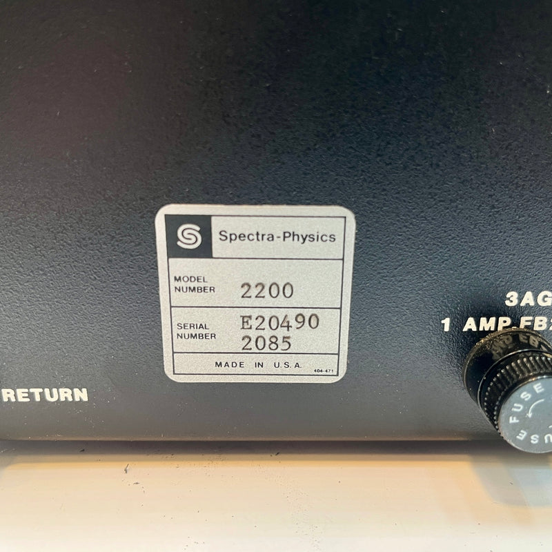 Spectra-Physics 482 Oven Control