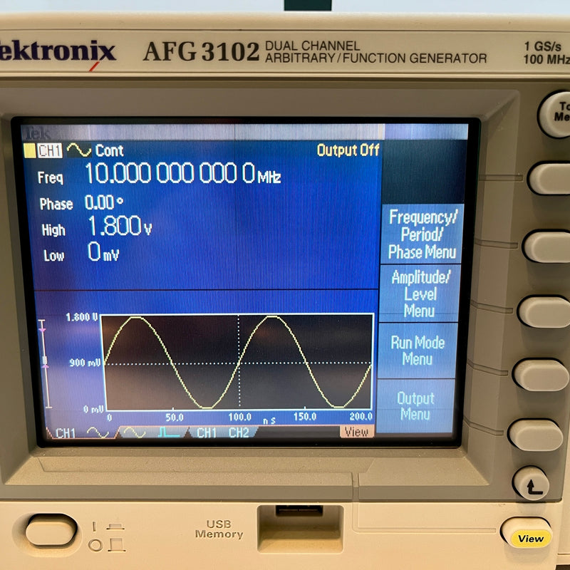 Tektronix AFG 3102 Dual Channel Arbitrary Function Generator