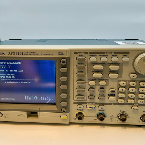 Tektronix AFG 3102 Dual Channel Arbitrary Function Generator