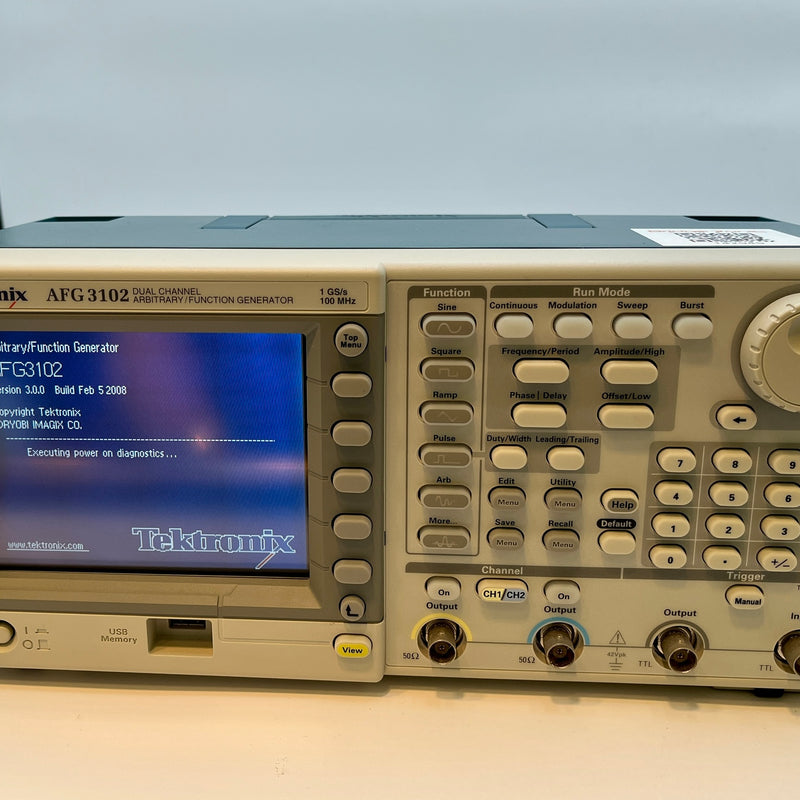 Tektronix AFG 3102 Dual Channel Arbitrary Function Generator