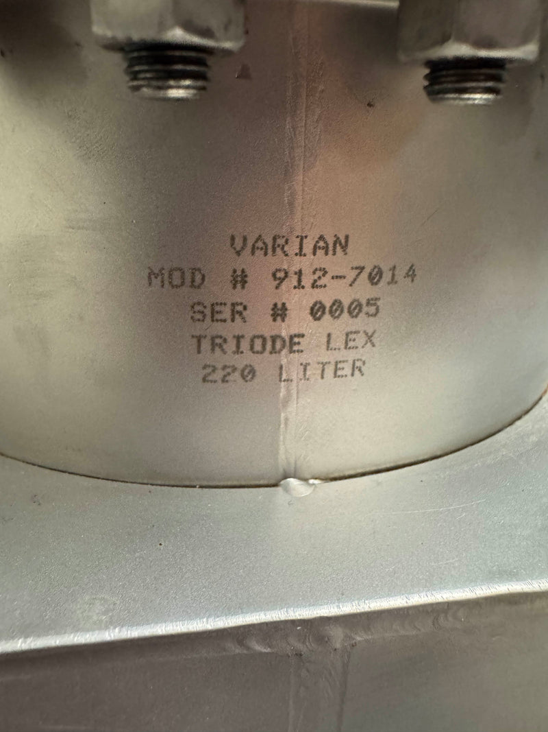 Varian 912-7014 Triode Lex Ion Vacuum Pump
