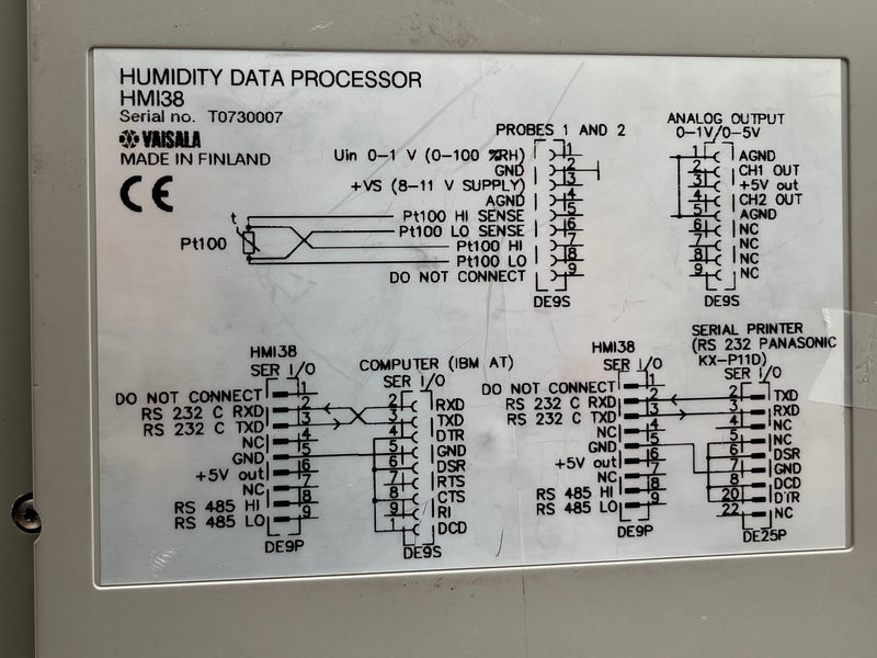 Vaisala HMI 38 Humidity Meter
