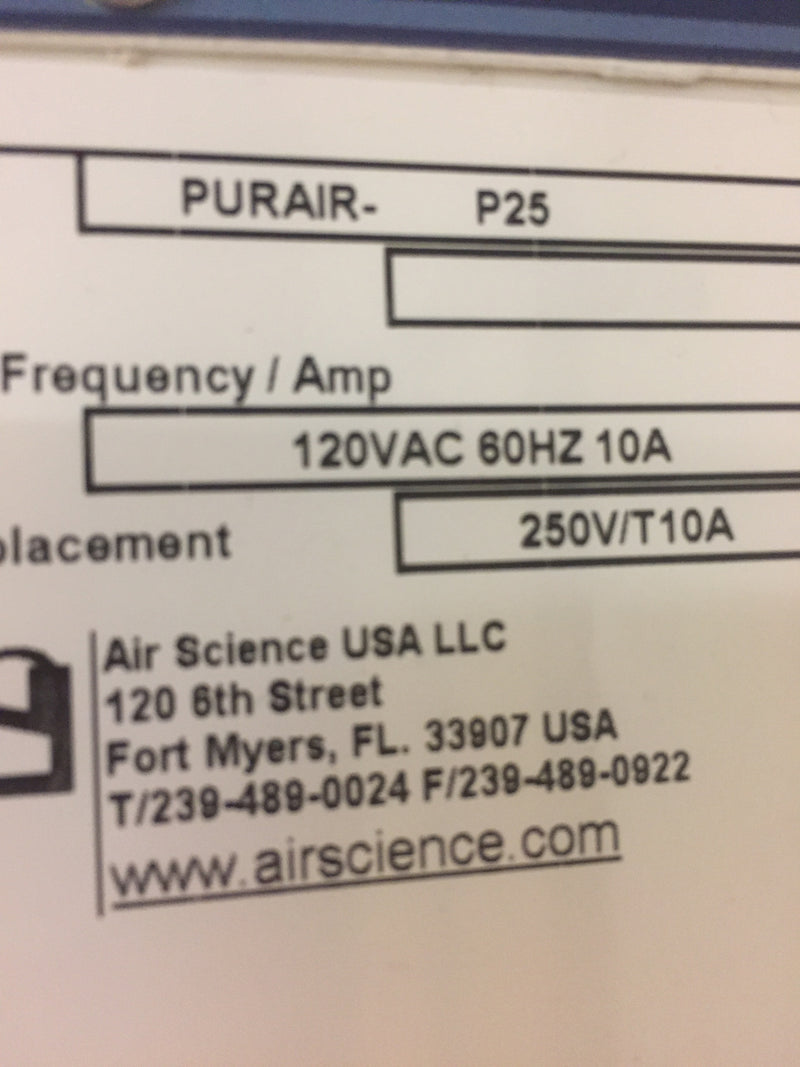 Air Science Purair P 25 Ductless Fume Hood