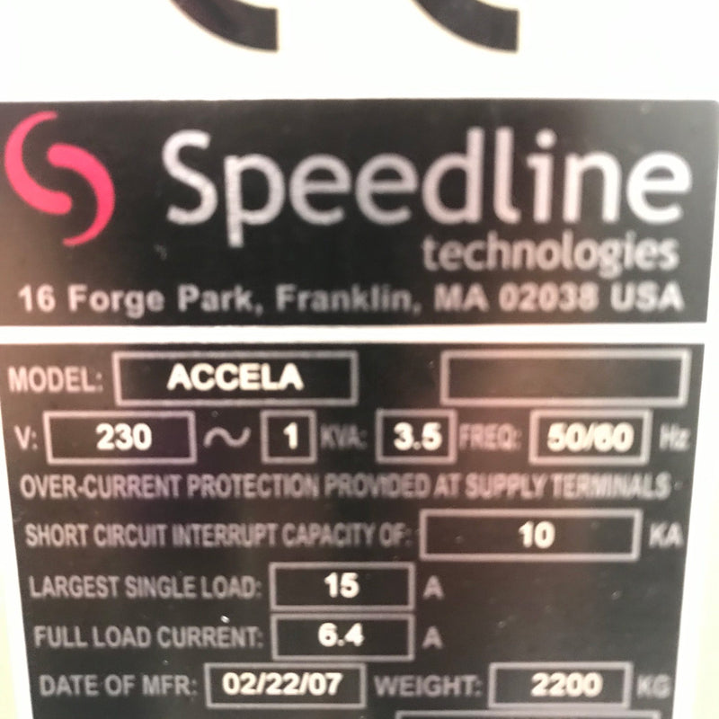 Speedline MPM Accela Screen Printer