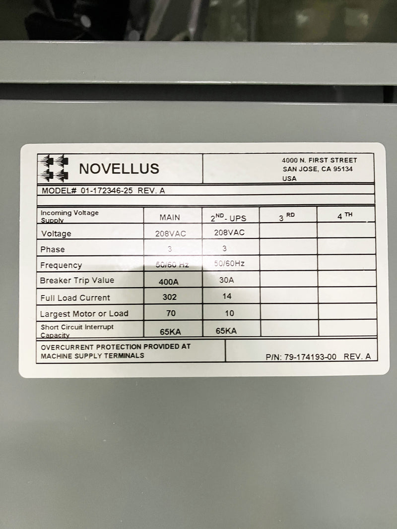 Lam / Novellus Concept Three Speed HDP-CVD (High-Density Plasma - Chemical Vapor Deposition)
