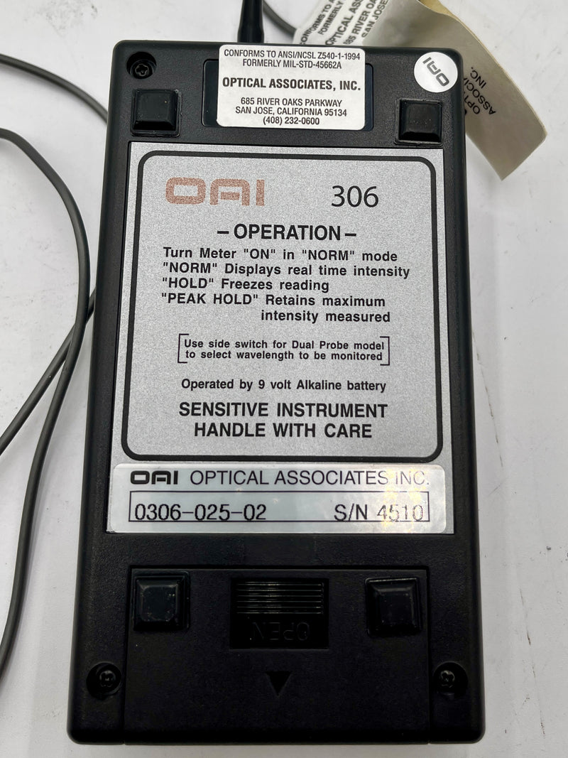 OAI 306 U.V. Powermeter