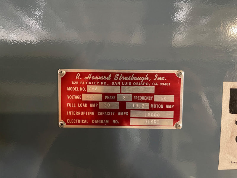 Strasbaugh 7 AA Back Grinder