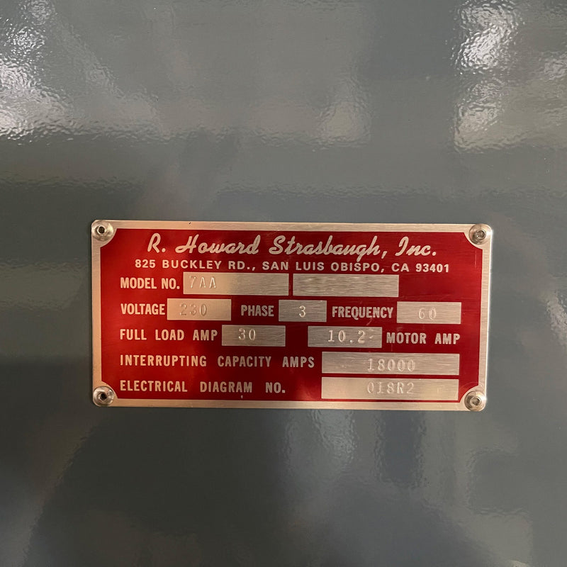 Strasbaugh 7 AA Back Grinder