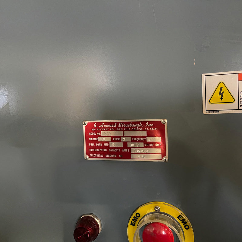 Strasbaugh 7 AA Back Grinder