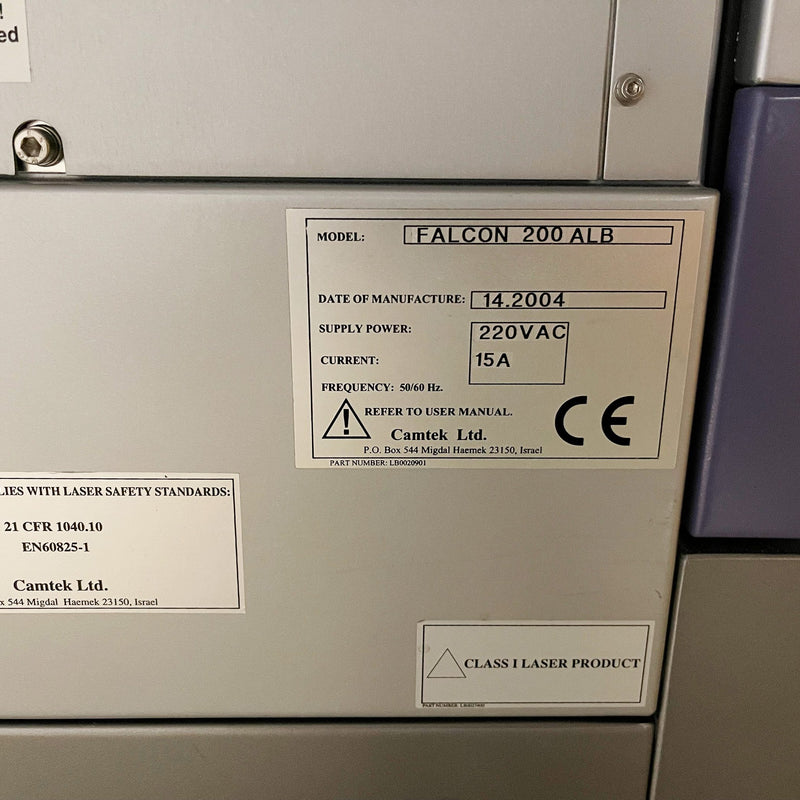 Camtek Falcon 200 ALB Optical Wafer Inspection System