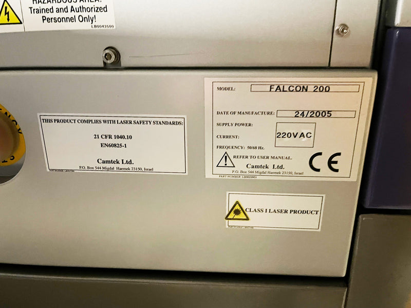 Camtek Falcon 200 Optical Wafer Inspection System