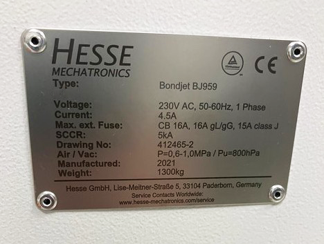 Hesse & Knipps (H&K) BJ 959 Heavy Wire Bonder