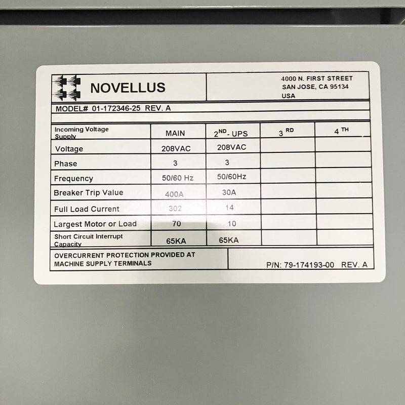 Lam / Novellus Concept Three Speed HDP-CVD (High-Density Plasma - Chemical Vapor Deposition)