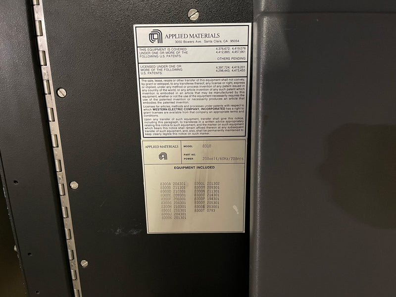 Applied Materials AME 8130 Etcher