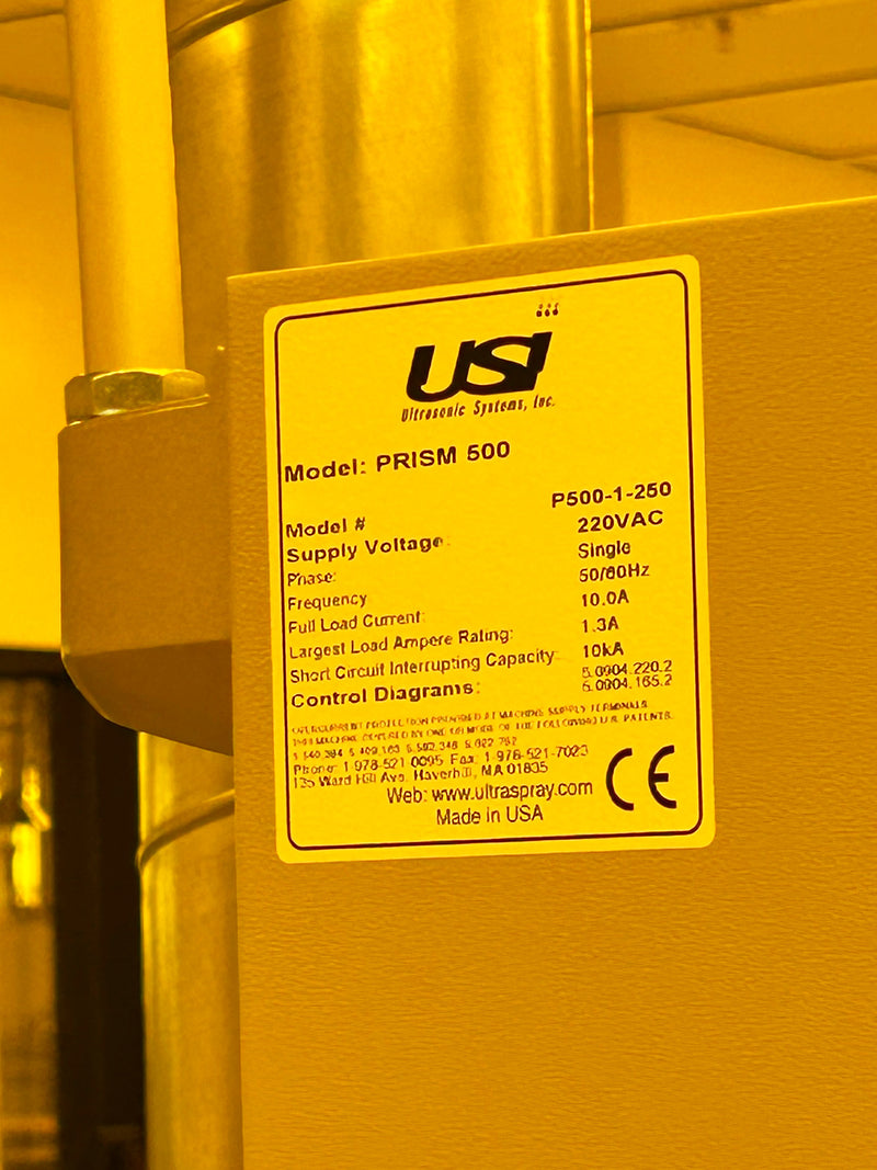 USI Ultron Prism 500 Spray Coater