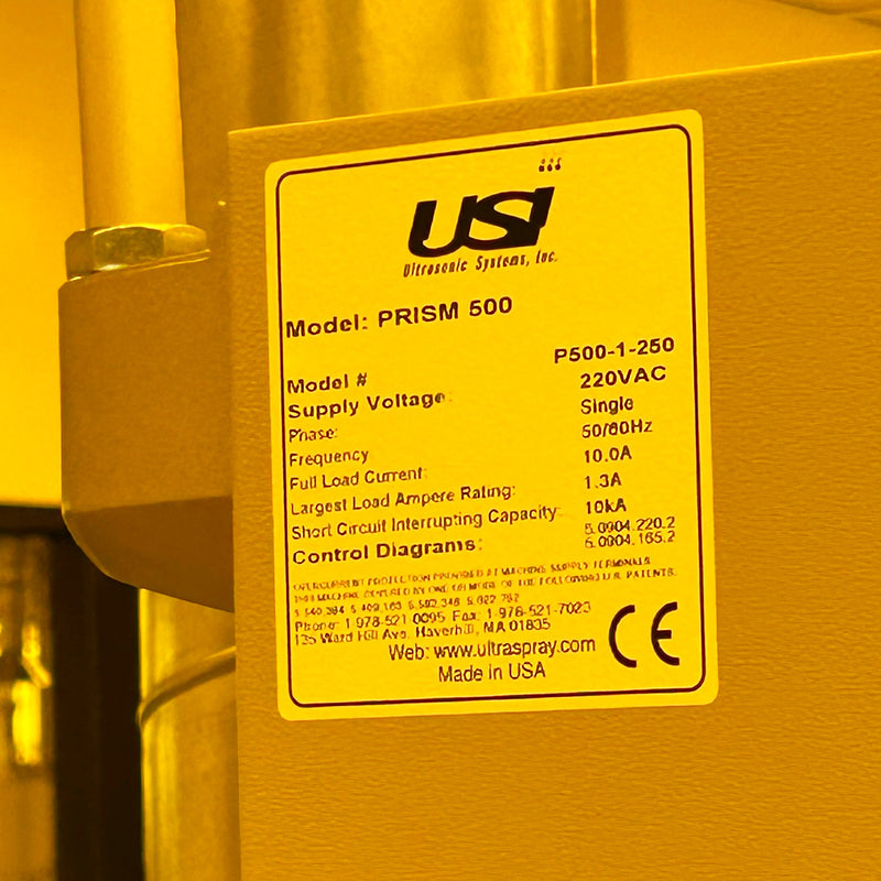 USI Ultron Prism 500 Spray Coater