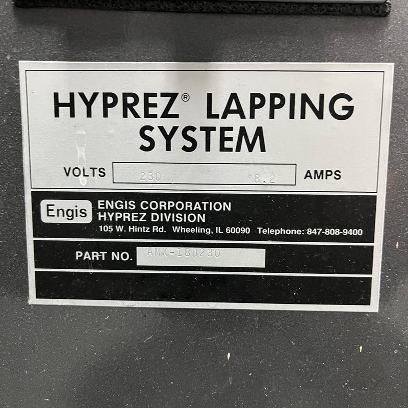Engis AM 18 D Lapper / Polisher