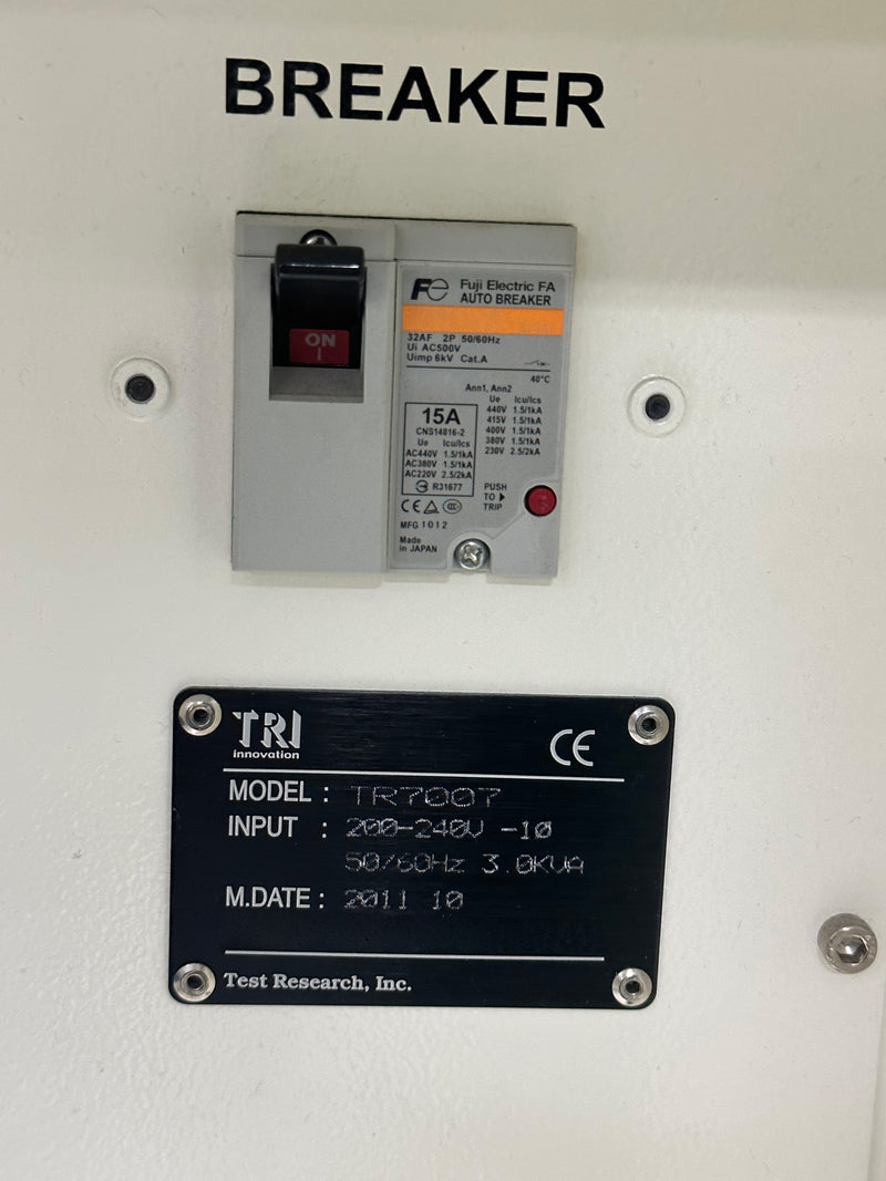 Test Research Inc (TRI) TR 7007 SPI (Solder Paste Inspection)