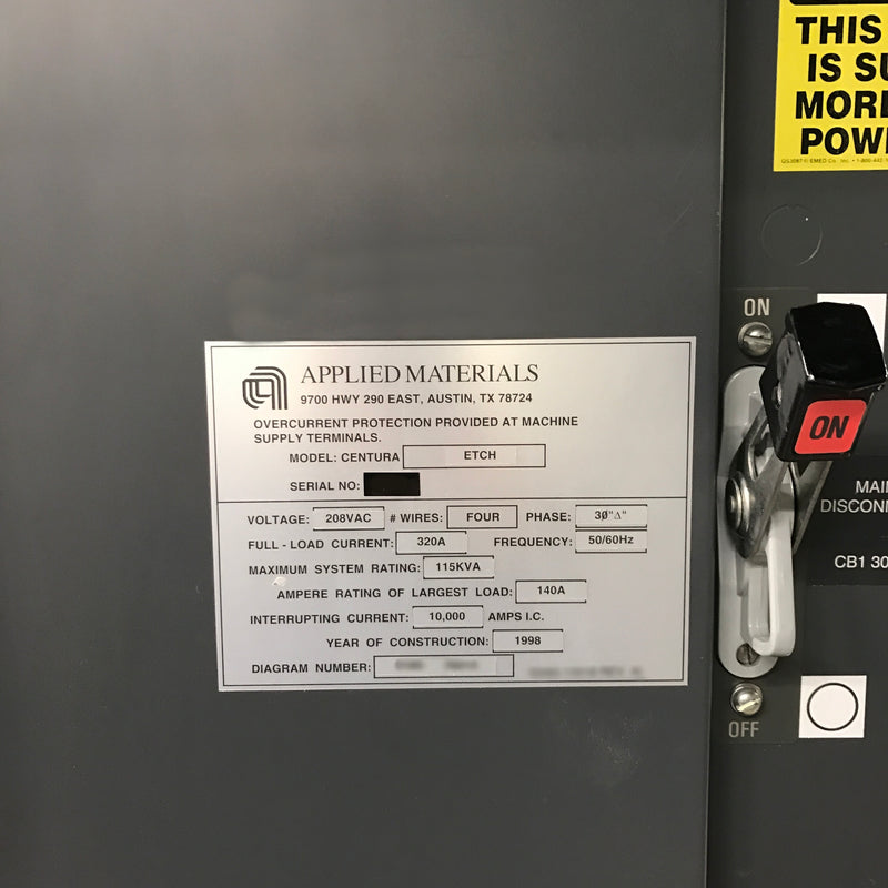 Applied Materials Centura Dry Etcher