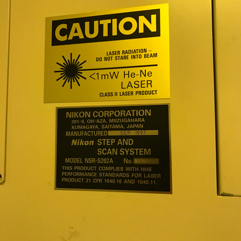 Nikon NSR S 202 A Stepper