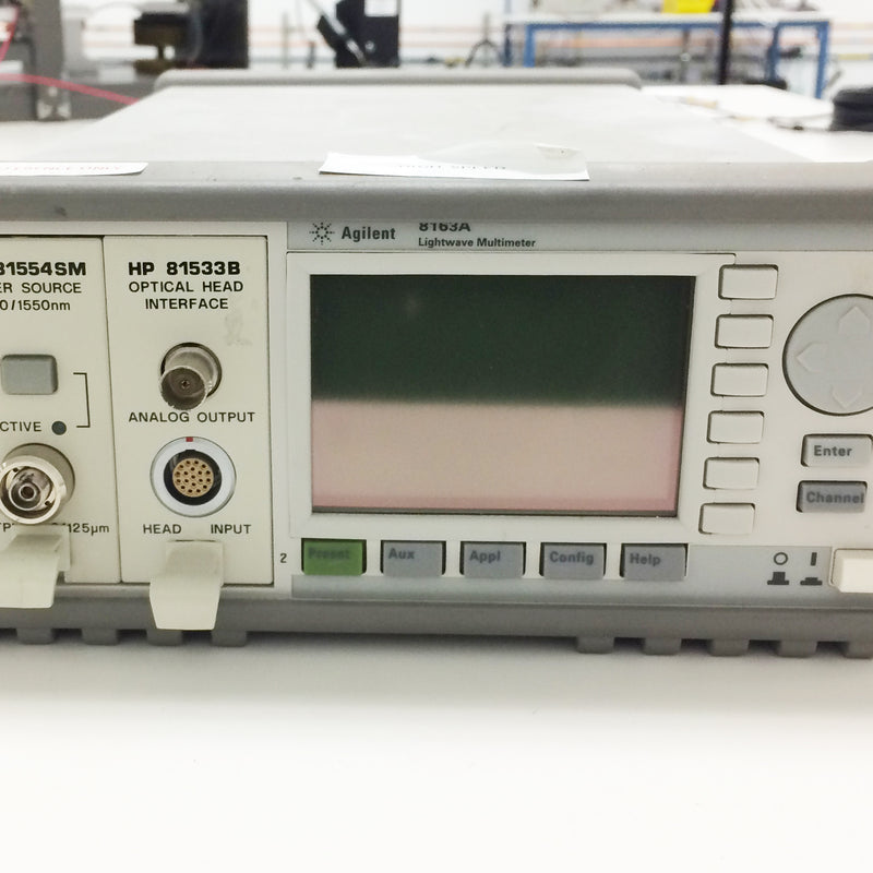 Agilent 8163 A Lightwave Multimeter