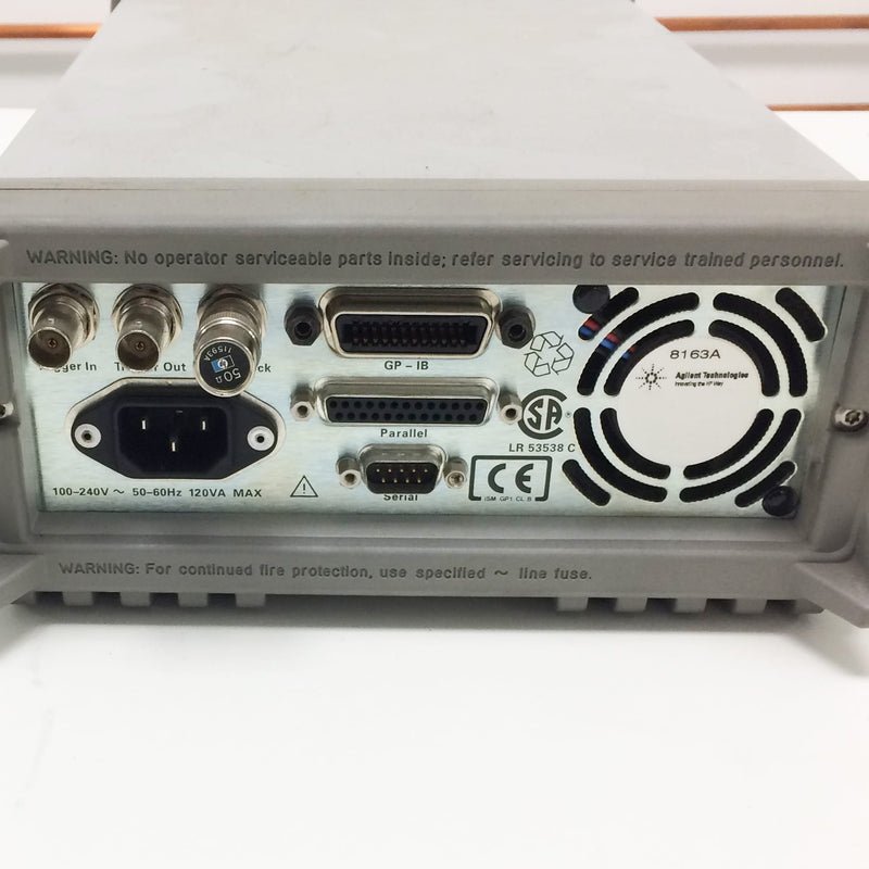 Agilent 8163 A Lightwave Multimeter