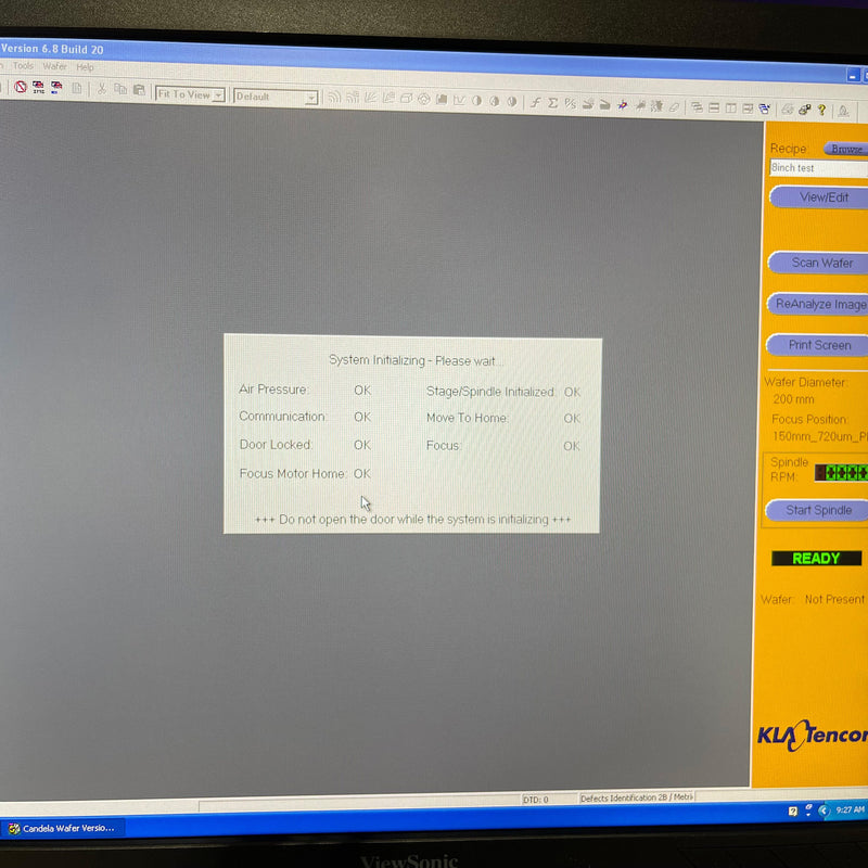 KLA Candela CS 20 V Surface Analyzer