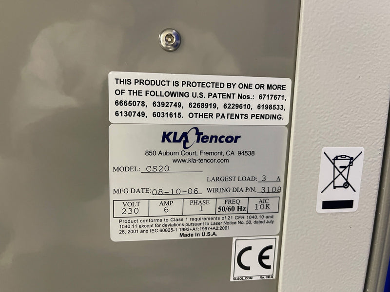 KLA Candela CS 20 Surface Inspection System