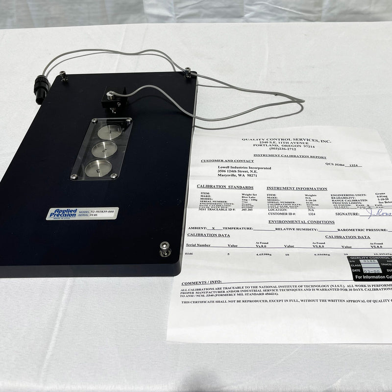 Applied Precision 52-503839-000 Calibration Weight Set