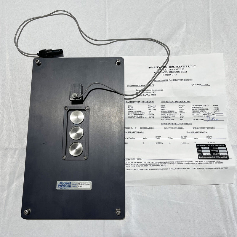 Applied Precision 52-503839-000 Calibration Weight Set