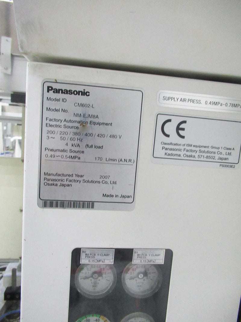 Panasonic CM 602 Pick and Place