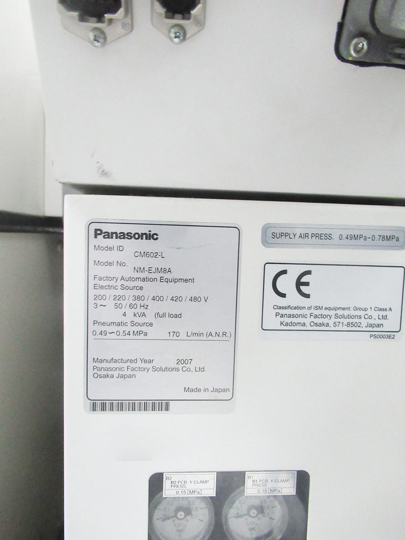 Panasonic CM 602 Pick and Place