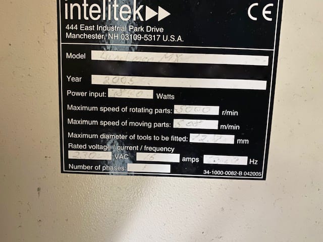 Intelitek MX Benchman Mill