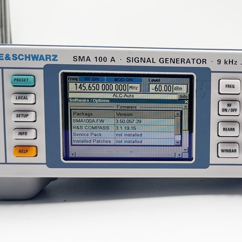Rohde & Schwarz SMA 100 A Signal Generator