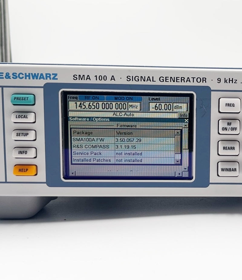Rohde & Schwarz SMA 100 A Signal Generator