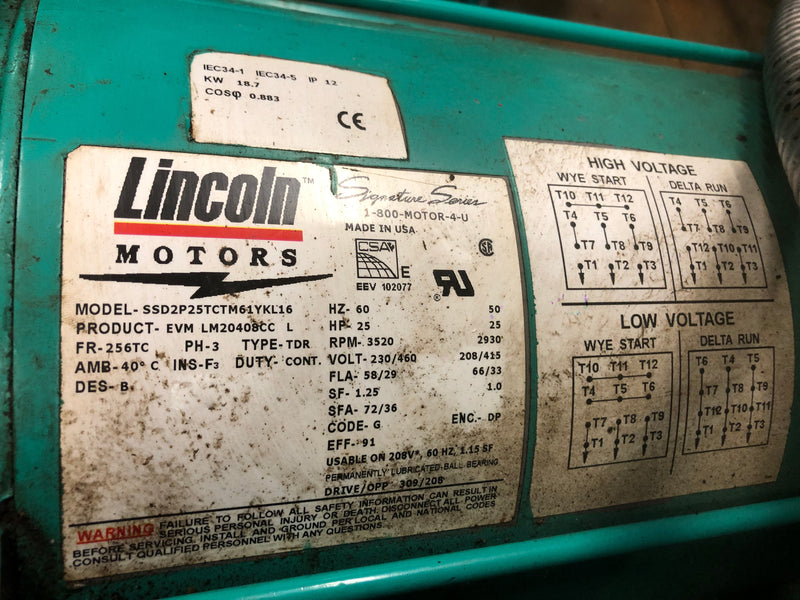 Sullivan Palatek 25 DTW Compressor