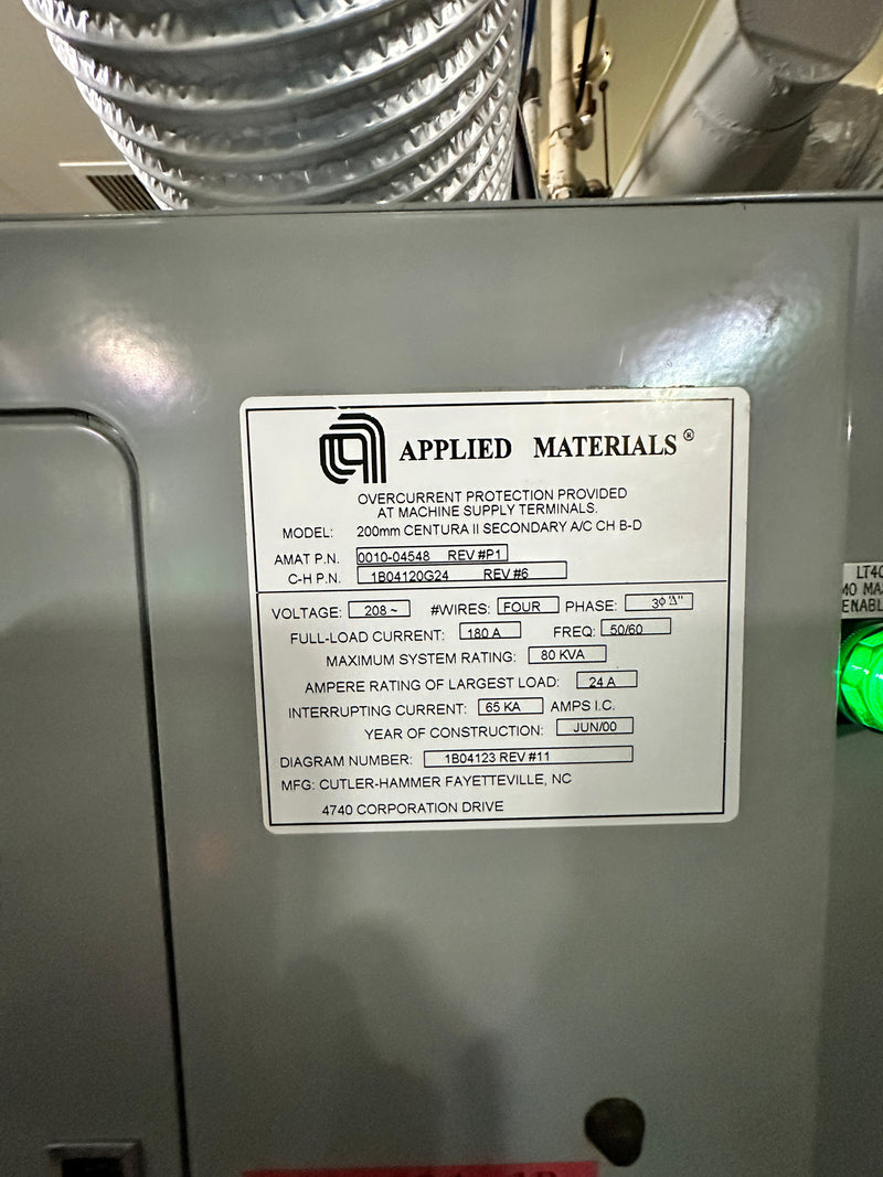 Applied Materials Centura II DPS (Decoupled Plasma Source)