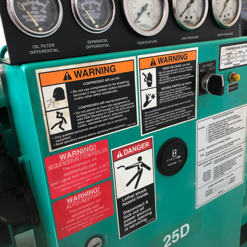 Sullivan Palatek 25 DTW Compressor