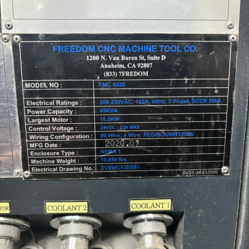 Freedom FMC 6026 CNC