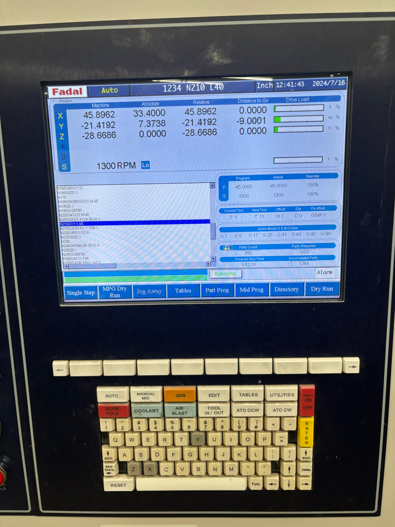 Fadal VMC 6030 B II CNC