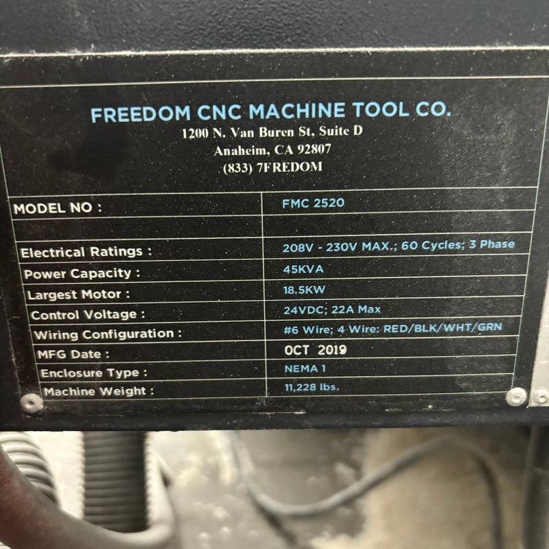 Freedom FMC 2520 CNC