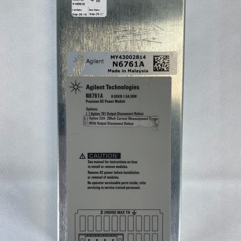 Agilent N 6761 A Precision DC Power Module