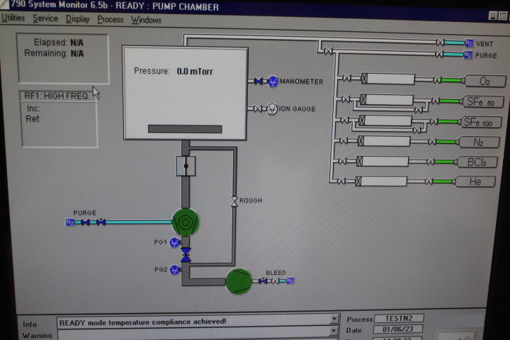 Plasmatherm 790 RIE-PECVD (Reactive Ion Etcher - Plasma-Enhanced Chemical Vapor Deposition)