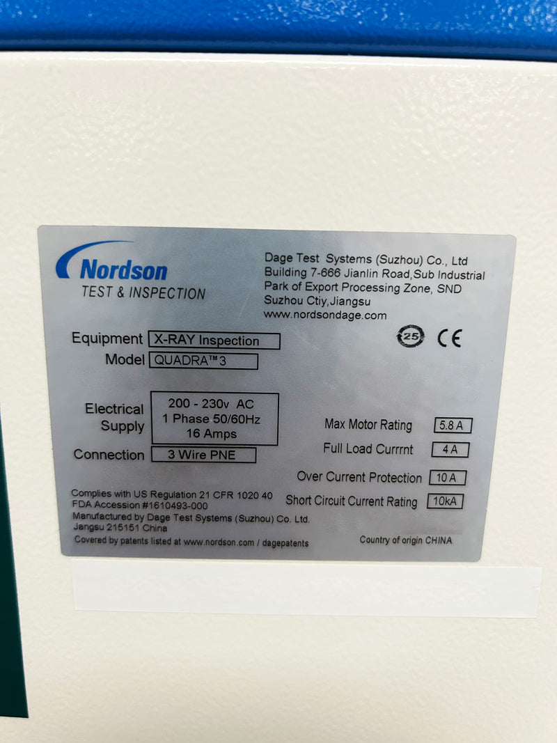 Nordson / Dage Quadra 3 X-ray