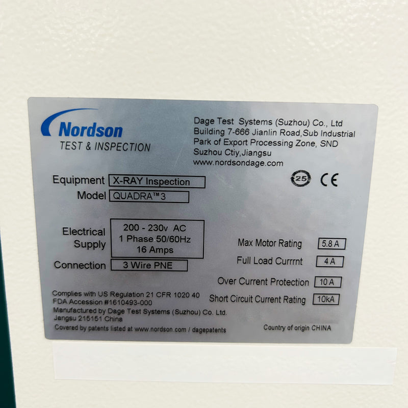 Nordson / Dage Quadra 3 X-ray