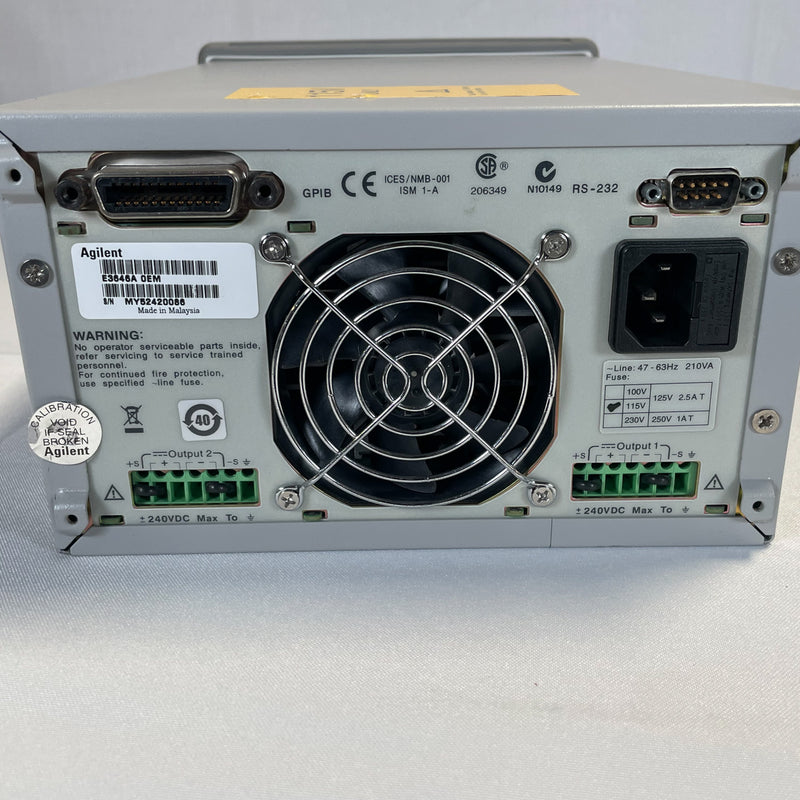 Agilent E 3646 A DC Power Supply