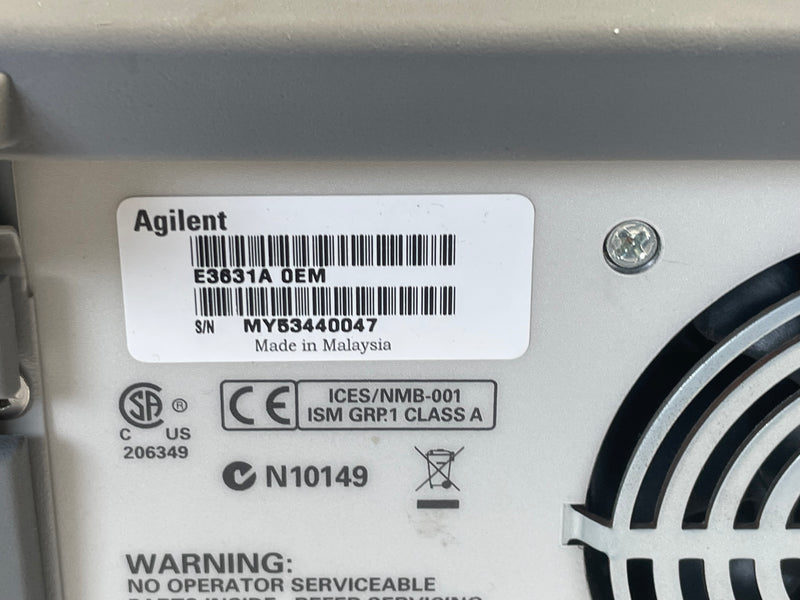 Agilent E 3631 A DC Power Supply