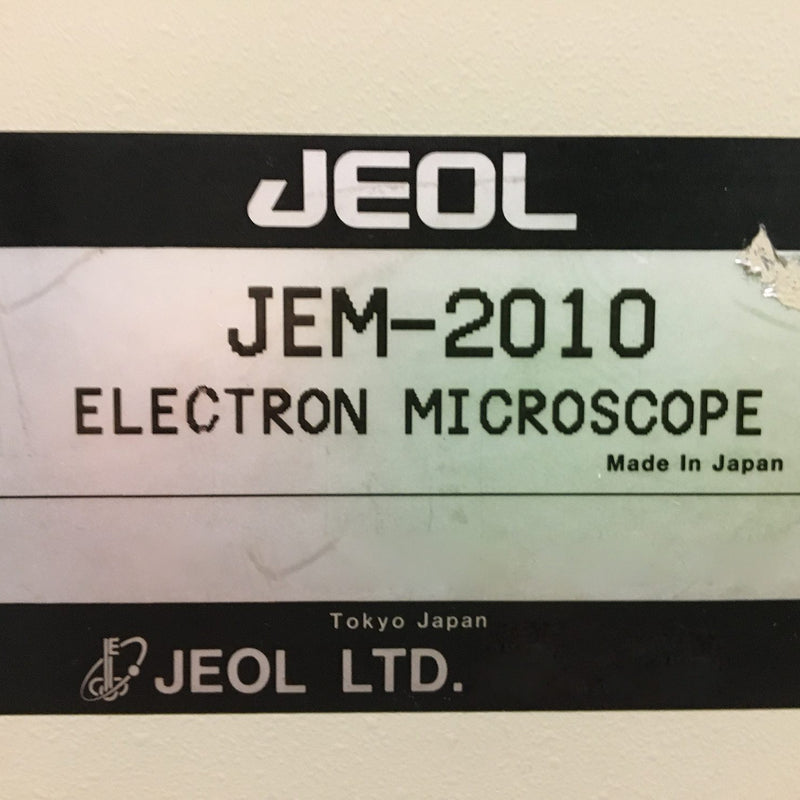 Jeol JEM 2010 Electron Microscope